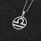 Zodiac Symbol Necklace - Libra Silver Necklace - Femboy Fatale