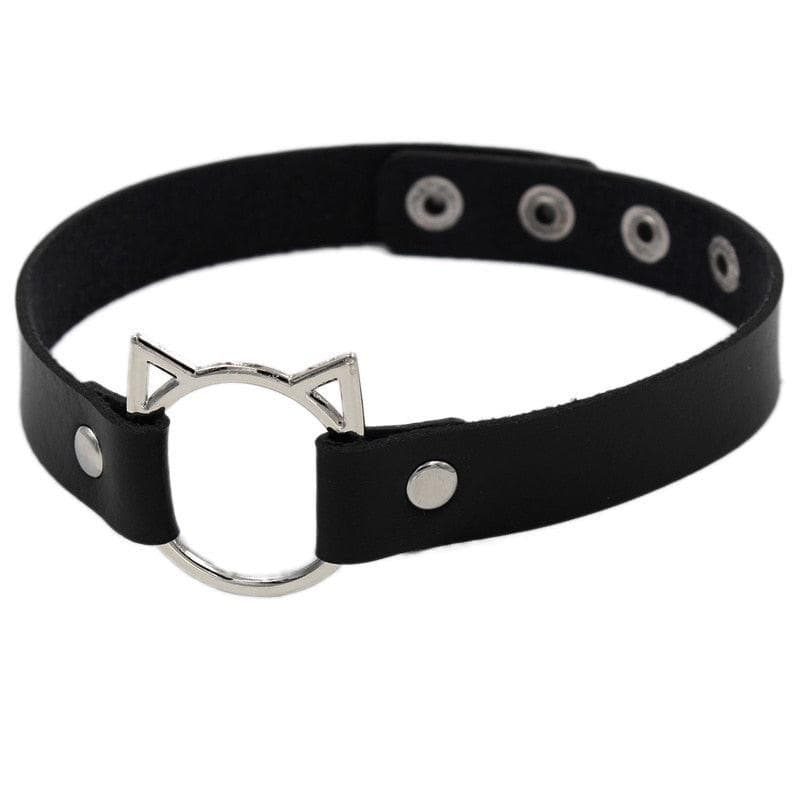 Cat Choker - Black Necklace - Femboy Fatale