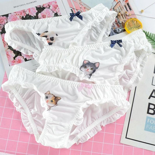 Kawaii Animal Print Panties - Underwear - Femboy Fatale