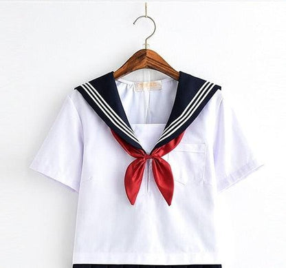 Japanese School Uniform - Short Sleeve Top / S Costume - Femboy Fatale