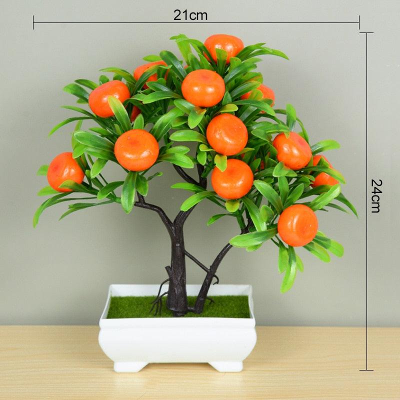 Bonsai Tree / Artificial Plant Collection - Persimmon Artificial Plant - Femboy Fatale