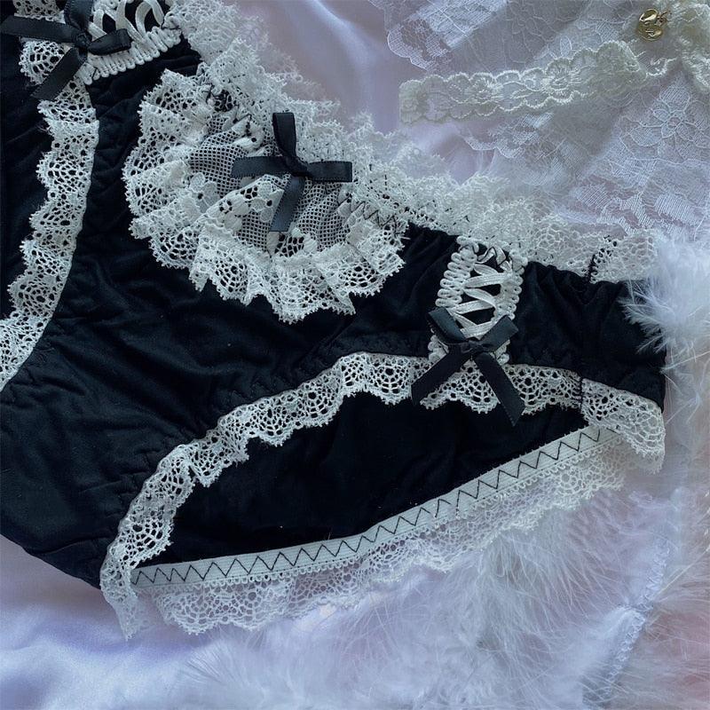 Maid Lace Panties - Underwear - Femboy Fatale