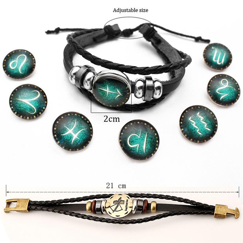 Zodiac 2 Piece Constellation Bracelet - Bracelet - Femboy Fatale