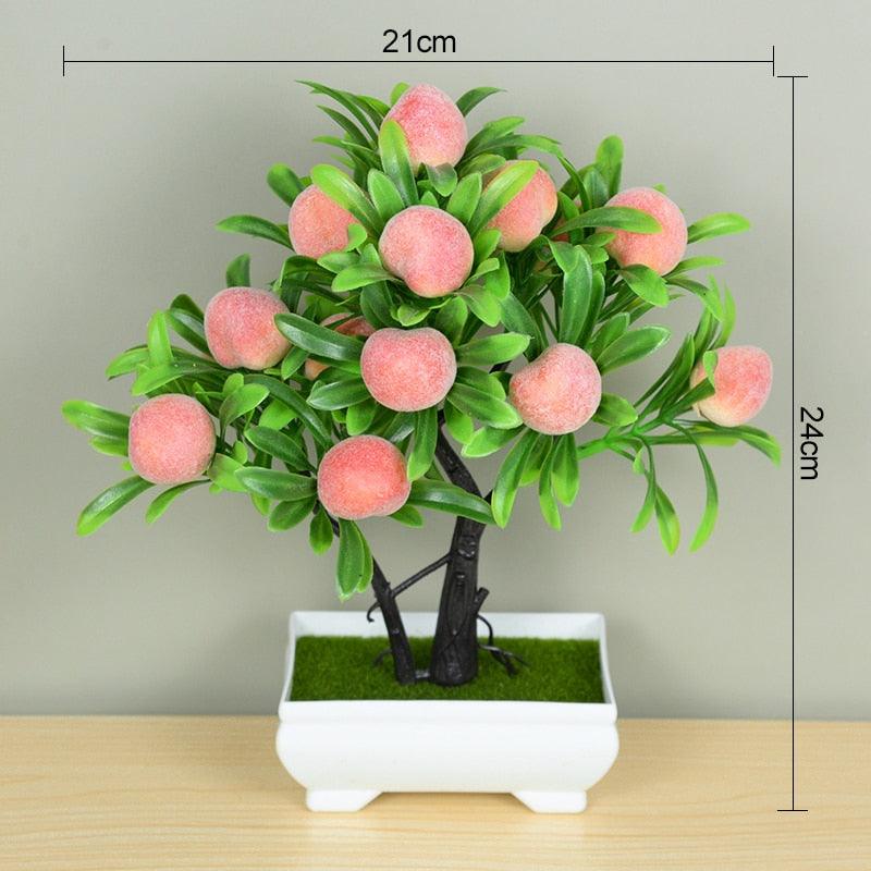 Bonsai Tree / Artificial Plant Collection - Peaches Artificial Plant - Femboy Fatale