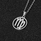 Zodiac Symbol Necklace - Virgo Silver Necklace - Femboy Fatale