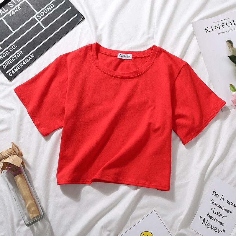 Loose Crop Top Collection - Shirt - Femboy Fatale