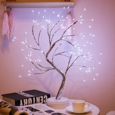 Desktop Tree LED Night Light - Cold White - Femboy Fatale