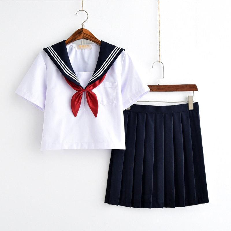 Japanese School Uniform - Short Sleeve Set / S Costume - Femboy Fatale