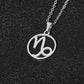 Zodiac Symbol Necklace - Capricorn Silver Necklace - Femboy Fatale