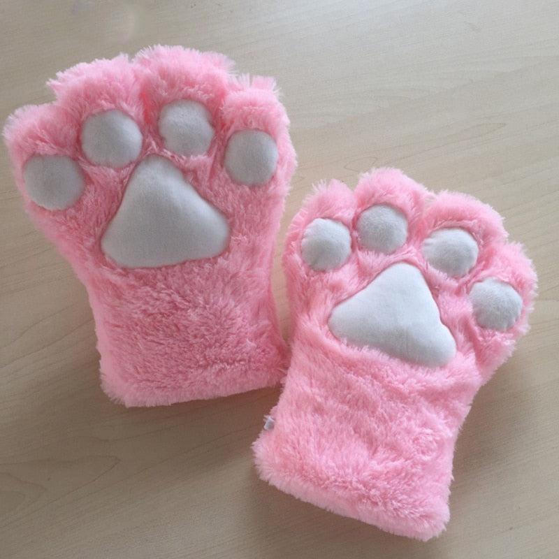 Cat Paw Mitten - Pink Gloves - Femboy Fatale