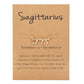 Zodiac Gold Constellation Bracelet - Sagittarius Bracelet - Femboy Fatale