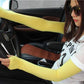 Modal Cotton Arm Warmers Collection - Yellow Arm Warmers - Femboy Fatale