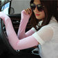 Modal Cotton Arm Warmers Collection - Pink Arm Warmers - Femboy Fatale