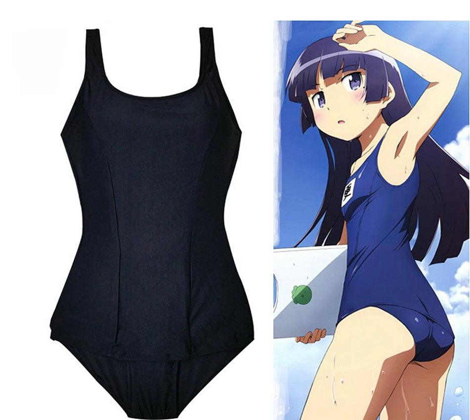 Japanese School Swimsuit - Swimsuit - Femboy Fatale