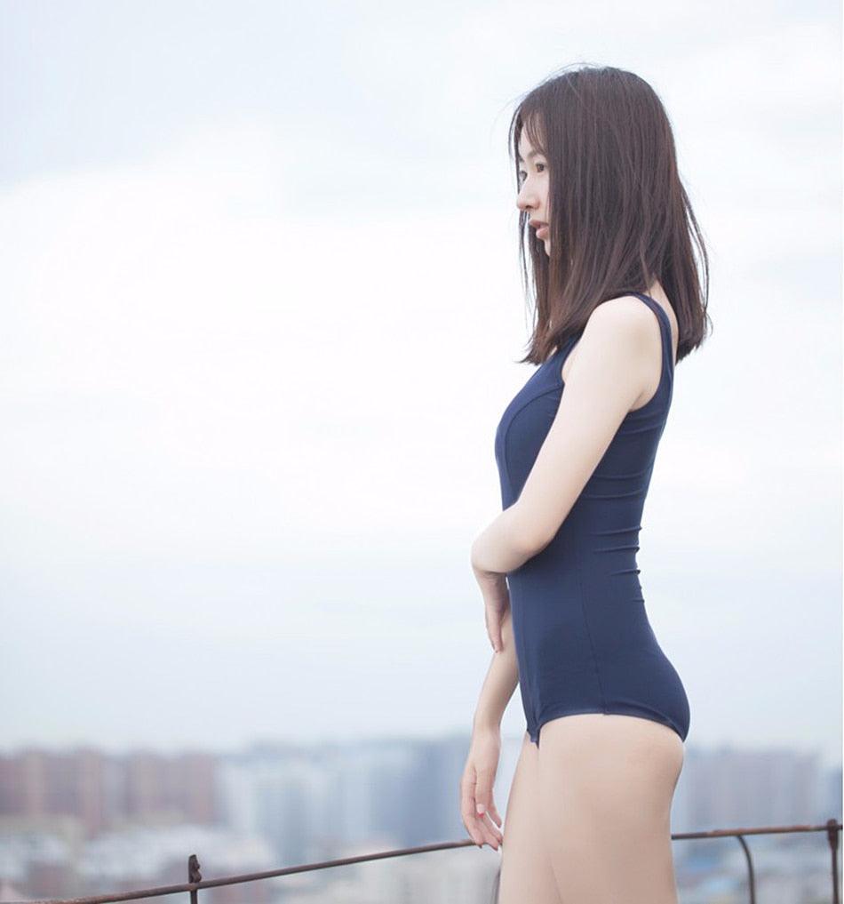 Japanese School Swimsuit - Swimsuit - Femboy Fatale