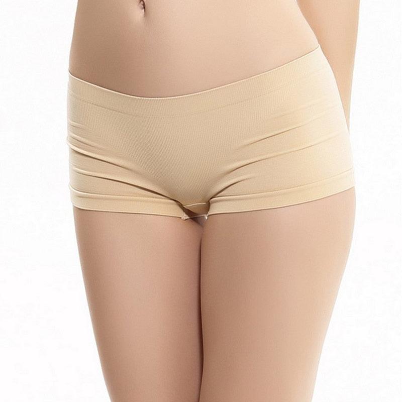 Seamless Boy Shorts Collection - Beige underwear - Femboy Fatale