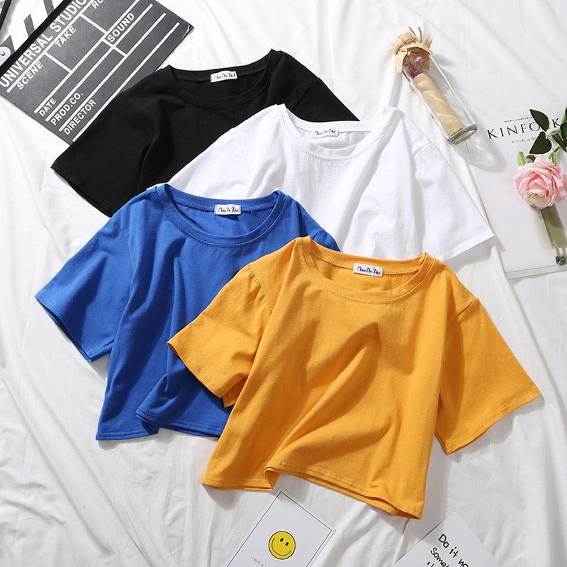 Loose Crop Top Collection - Shirt - Femboy Fatale