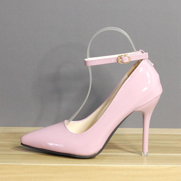 Closed Toe Stilettos 10cm Heels - Pink / 3 - Femboy Fatale