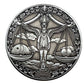 Zodiac Commemorative Silver Plated Coin Collection - Libra Coin - Femboy Fatale