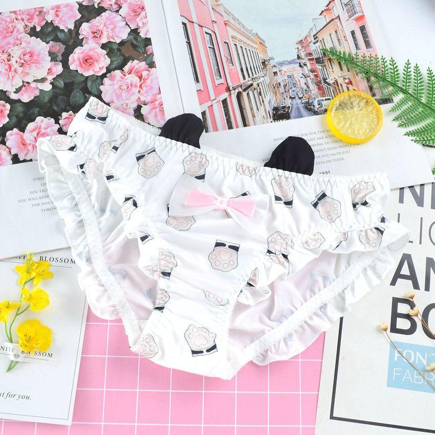 Kawaii Animal Print Panties - Paw Glove / M Underwear - Femboy Fatale