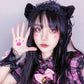 Cat Ears with Lace and Bell - Headband - Femboy Fatale