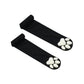 Cat Paw Thigh High Socks - Black w/ White Pads Socks - Femboy Fatale