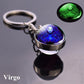 Zodiac Luminous Constellation Pendant Collection - Virgo Blue Pendant - Femboy Fatale
