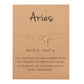 Zodiac Gold Constellation Bracelet - Aries Bracelet - Femboy Fatale