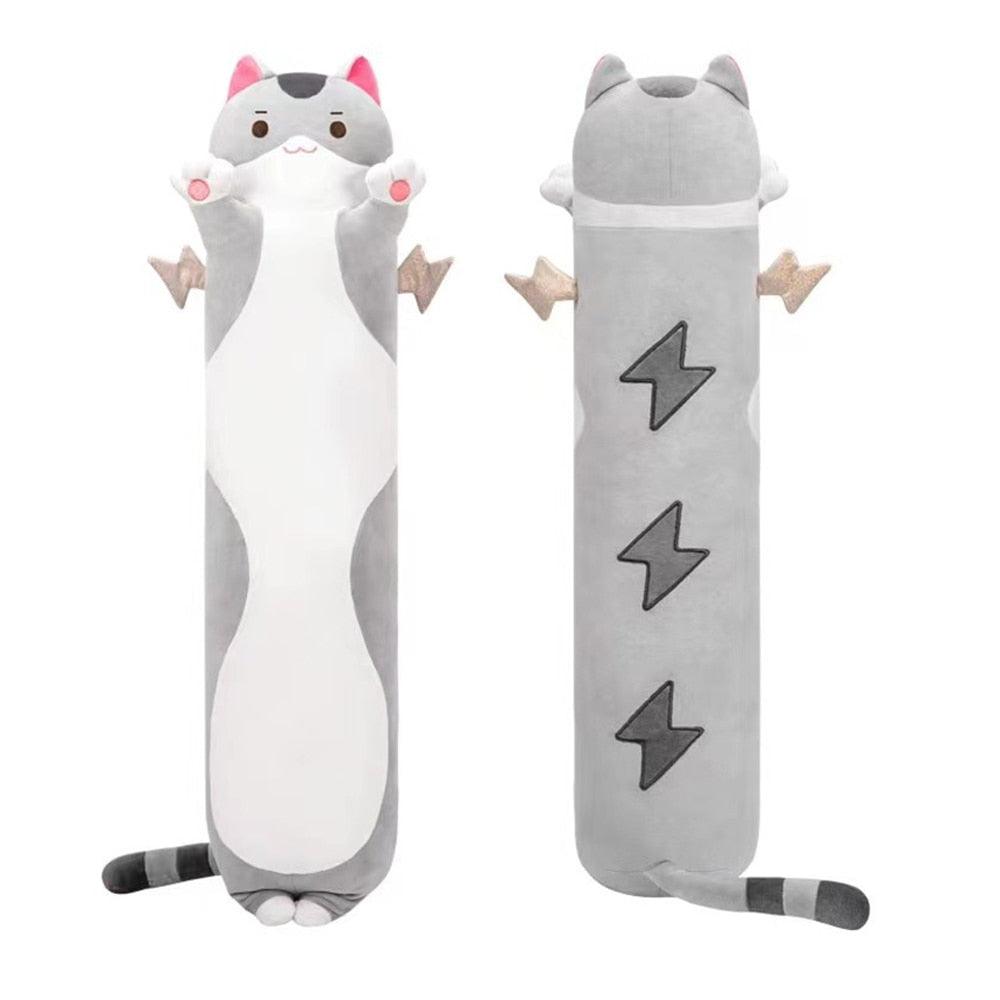 Long Animal Pillows - 50cm / Lightning Cat Pillow - Femboy Fatale