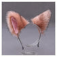 Simple Cat Ears Headband - Pink Pattern Headband - Femboy Fatale