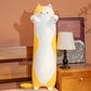 Long Animal Pillows - 50cm / Yellow Cat Pillow - Femboy Fatale