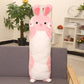 Long Animal Pillows - 50cm / Pink Rabbit Pillow - Femboy Fatale