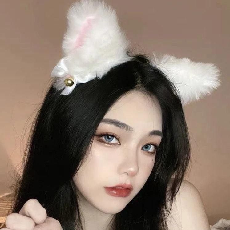 Cat Ears & Gloves Set - Headband - Femboy Fatale