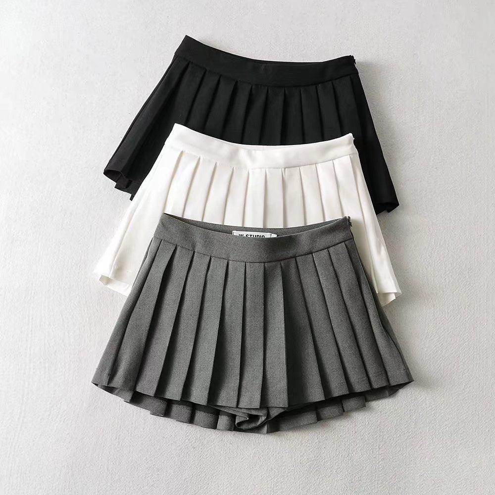 Pleated Mini Skirt - Skirts - Femboy Fatale