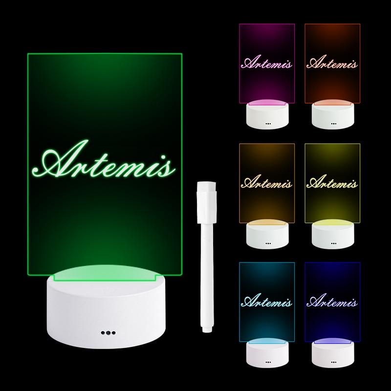 Variable Colors LED Note Board - Vertical Board - Femboy Fatale