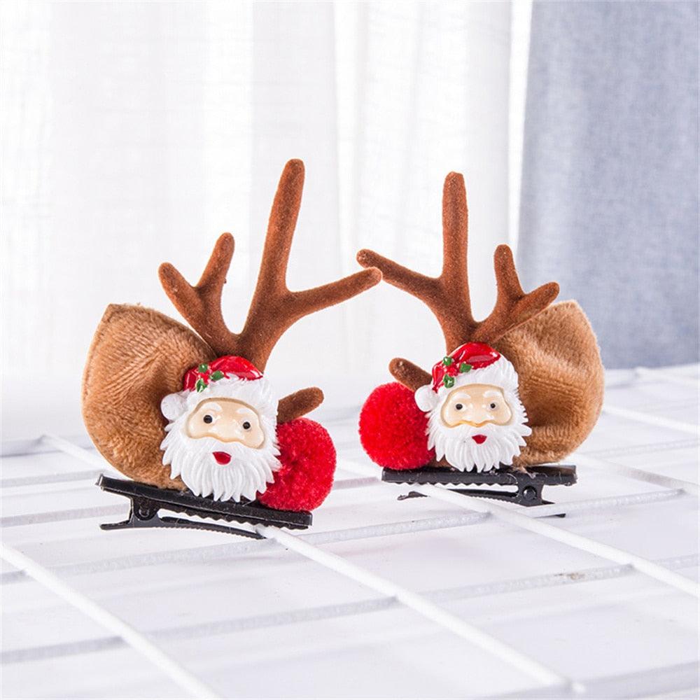 Christmas Deer Ears and Antlers Collection - Santa Head - Femboy Fatale