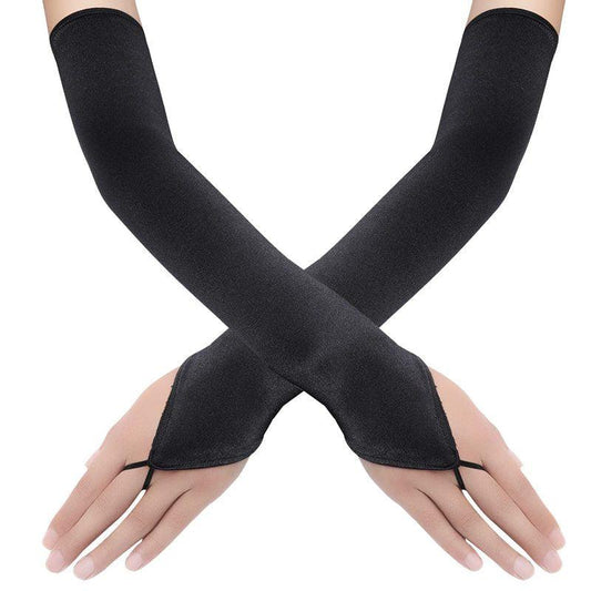 Finger Loop Gloves - Black Gloves - Femboy Fatale