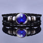 Zodiac Leather Bracelet Collection - Virgo Blue Bracelet - Femboy Fatale