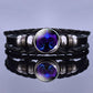 Zodiac Leather Bracelet Collection - Libra Blue Bracelet - Femboy Fatale