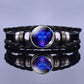 Zodiac Leather Bracelet Collection - Taurus Blue Bracelet - Femboy Fatale