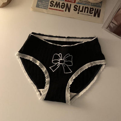 Bow-Knot Panties Collection - Black Bow / M Underwear - Femboy Fatale
