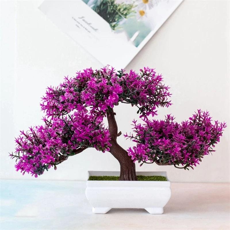 Bonsai Tree / Artificial Plant Collection - Dark Purple Artificial Plant - Femboy Fatale