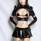 Leather Boob Window Bunny Outfit - Costumes - Femboy Fatale