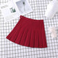 Flat Color Pleated Skirt Collection - Red / XS Skirts - Femboy Fatale