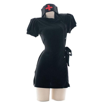 Nurse Outfit - Black Costume - Femboy Fatale