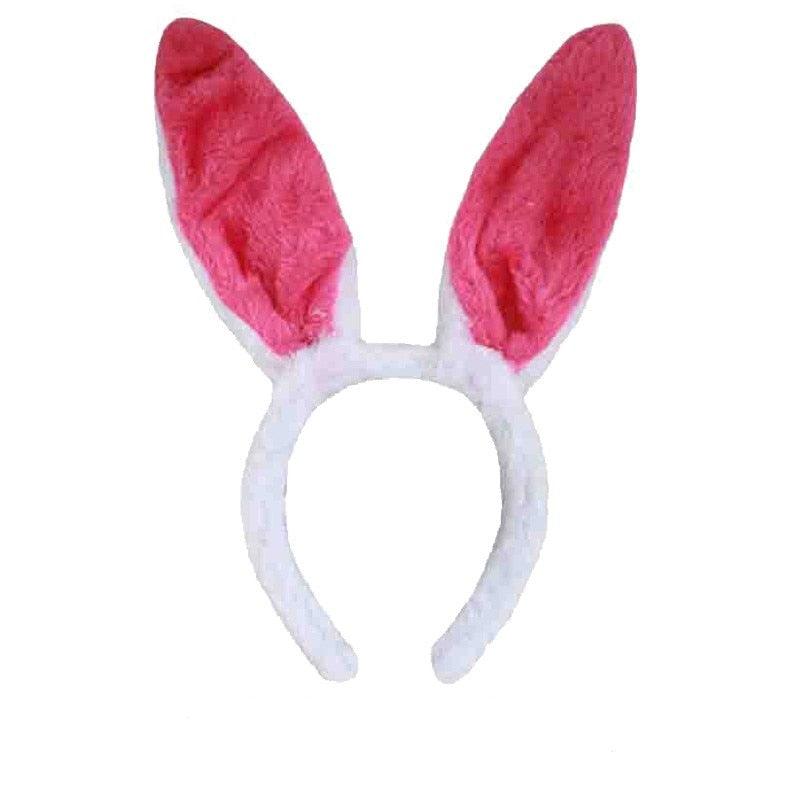 Bunny Ears - Light Red Headband - Femboy Fatale