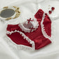 Maid Lace Panty Collection - Red Transparent / L Underwear - Femboy Fatale