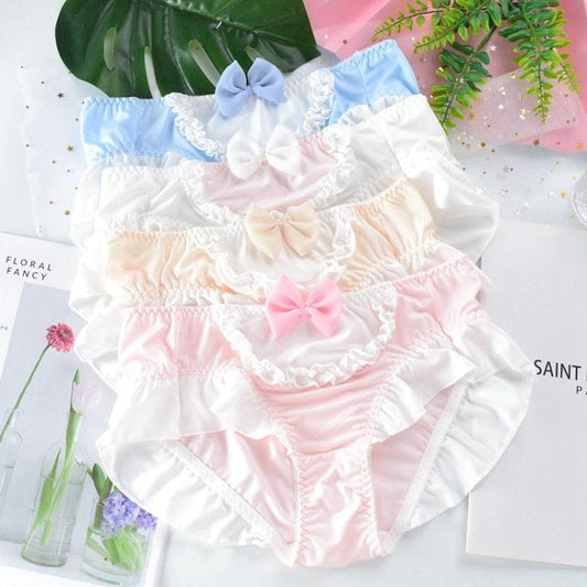 Bow Lace Panties - Underwear - Femboy Fatale