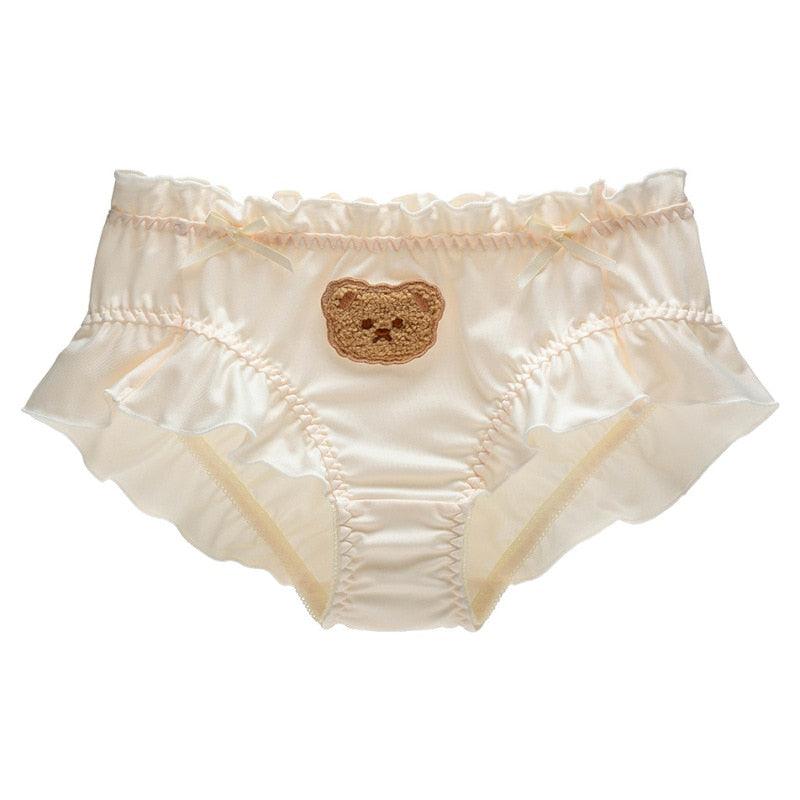 Bear Panties - Yellow / M Underwear - Femboy Fatale
