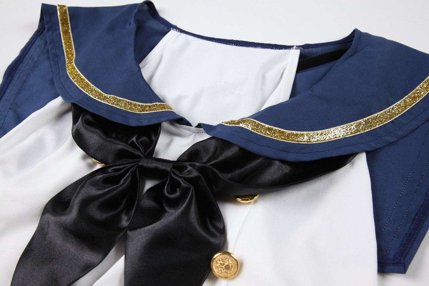 Sleeveless Cropped School Uniform Lingerie Set - Lingerie - Femboy Fatale